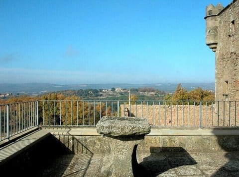 The large terrace on the first floor with view