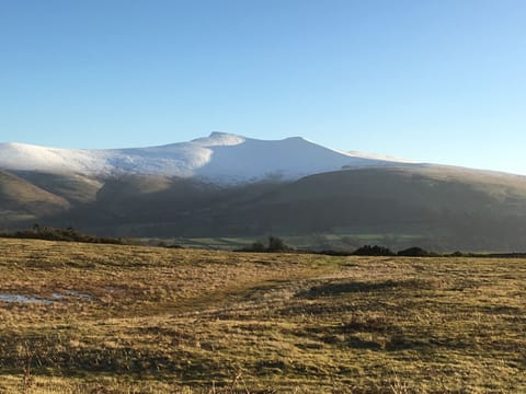 view of pen y fan from Libanus Common 2nd January 2017