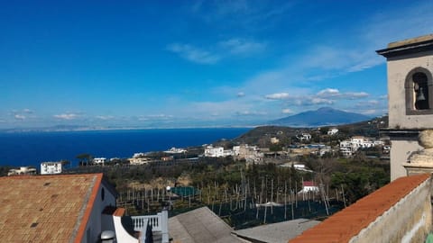Ocean and Vesuvius mount view from top terrace (shared) sorrento coast booking