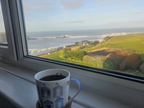 Morning coffee with a viw