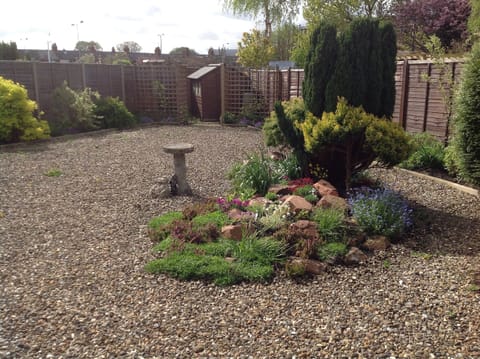 View of the enclosed garden