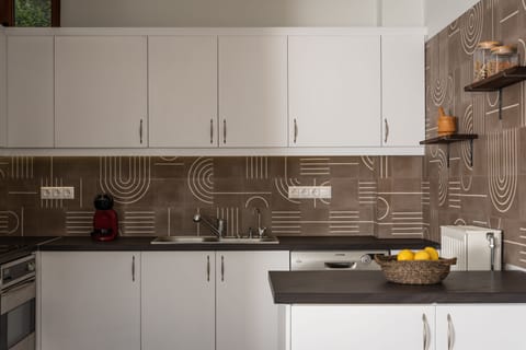 unique design of the ground floor kitchen