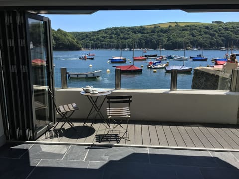 Doors open to let the sun in.