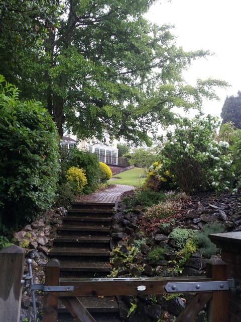 Secluded pathway entrance