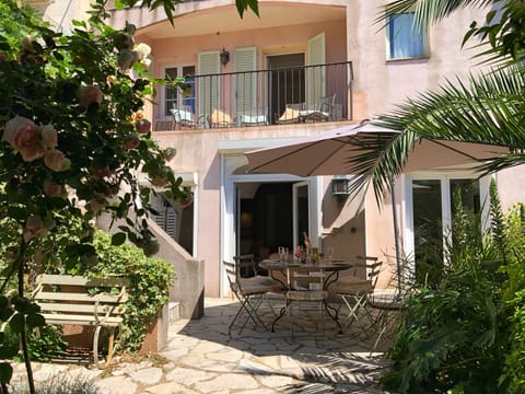 All rooms open onto the private garden or upstairs terrace of master bedroom