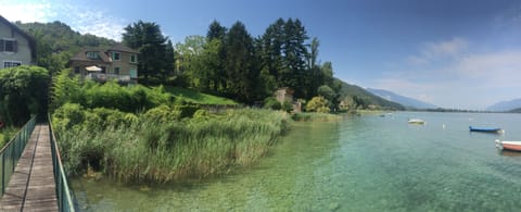 View of the property from the private pontoon