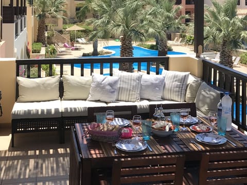 Outside seating area 