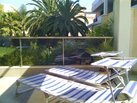 Sunbathing on the Terrace next our Garden