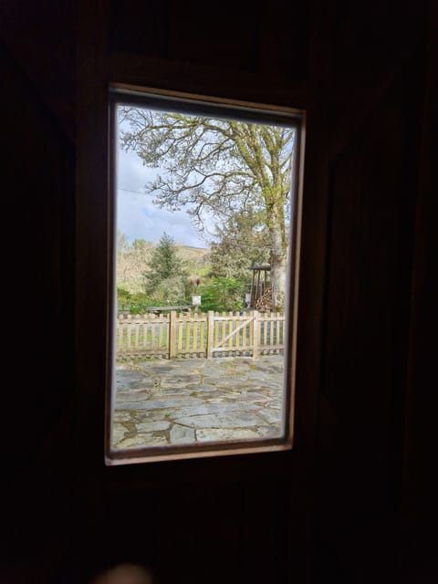 View from the kitchen door