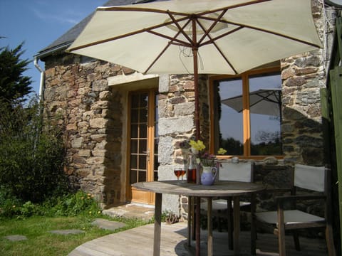 Outside dining area.