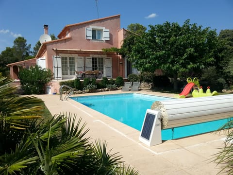 Swimming pool and garden terrace