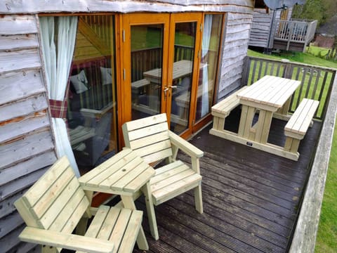 Veranda with outdoor furniture