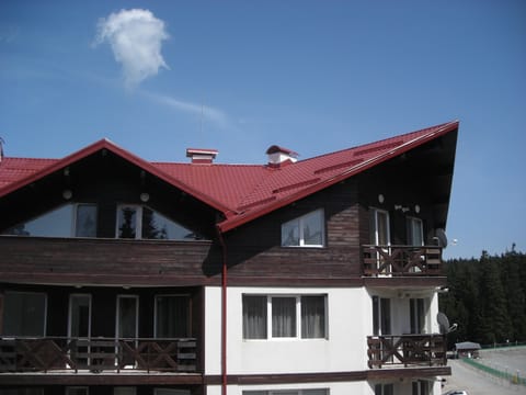 Exterior showing the balconies for the bedroom and living room