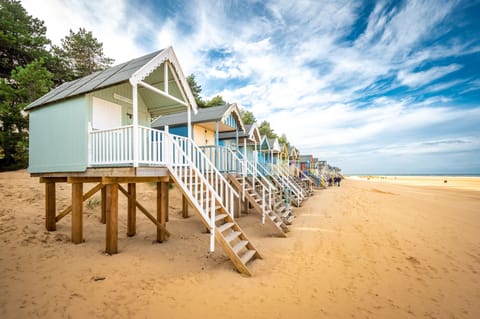 Preachers View, Wells-next-the-Sea: Cuthbert's Cabin on Wells beach