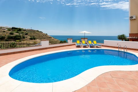 Pool with sea view
