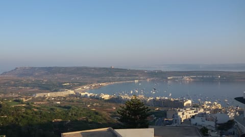 View of Mellieha Bay from roof.
