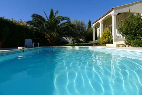 Pool and shaded terrace