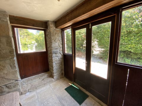 Useful annex with space for fishing gear etc.