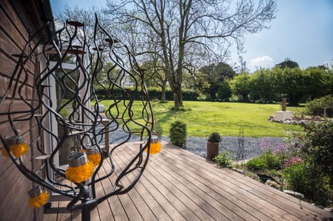 Sunshine & views all day from the sheltered SW facing decking