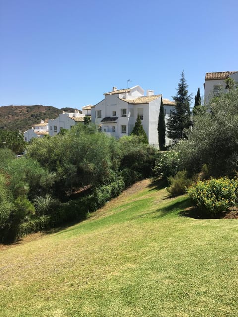 View of apartment from pool