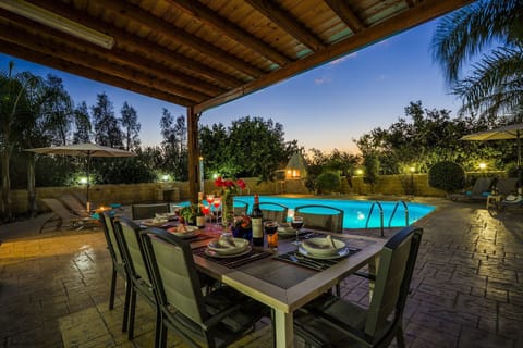 Dine Alfresco at Night