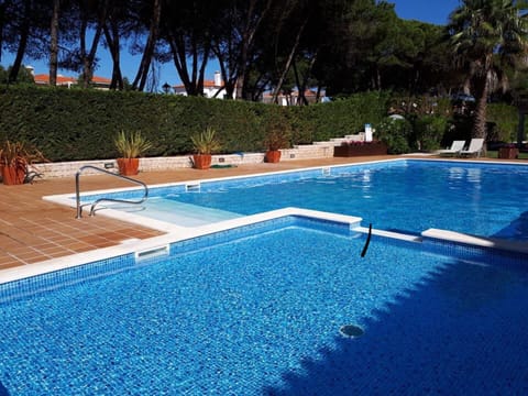 Our pool with children’s pool.