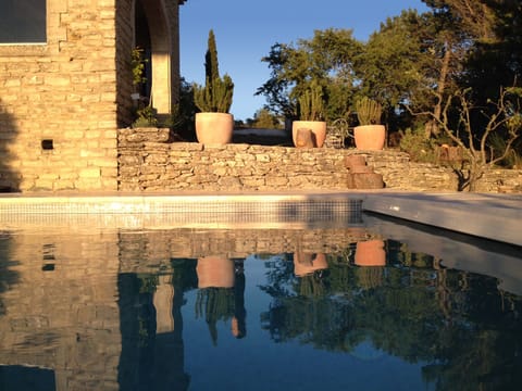 Views of the pool in the late afternoon