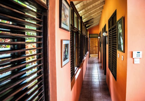 Corridor into living room