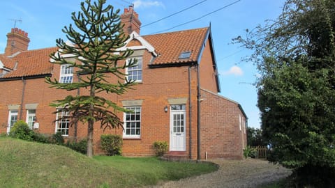 Meadow View is set back from the road & has a large parking area.