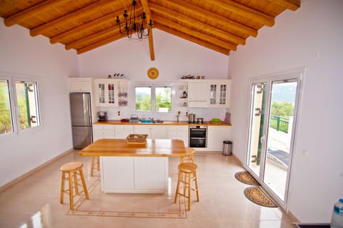 Well equipped kitchen.