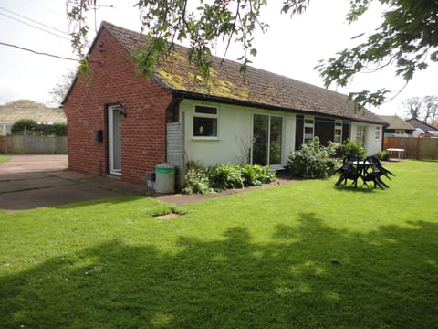 Rear view of bungalow