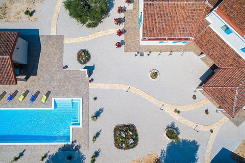 Bird view on our property