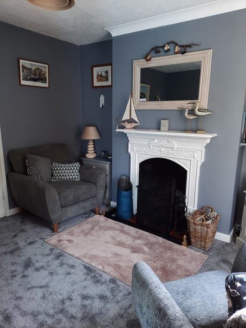 lounge with real fire