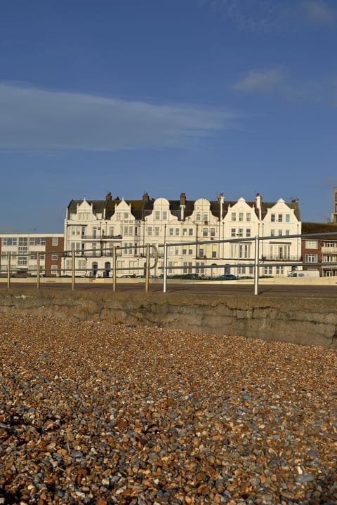West Parade from the beach