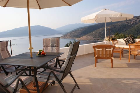 View from the upper terrace