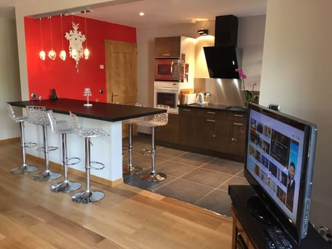 Large and beautiful apartment 130m2 village center GRD BORNAND+private parking lot Apartment in Le Grand-Bornand