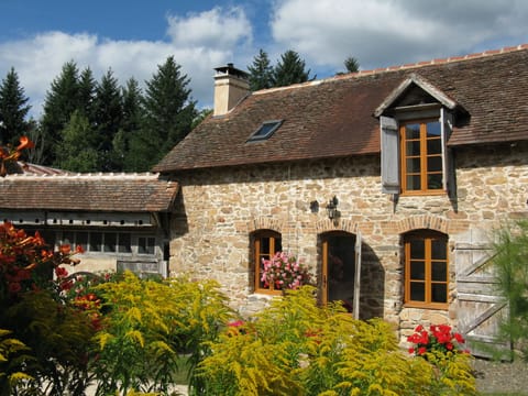 front of cottage 