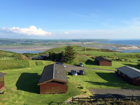 Looking down onto Chalet 12