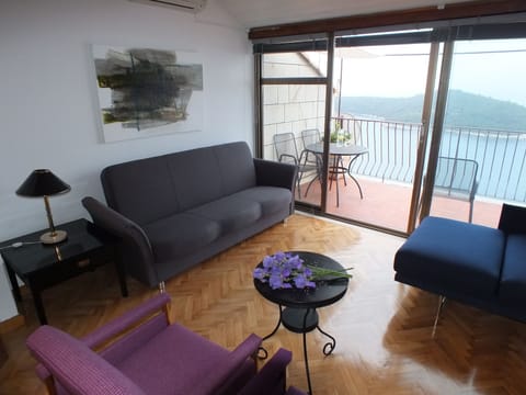 Living room with terrace