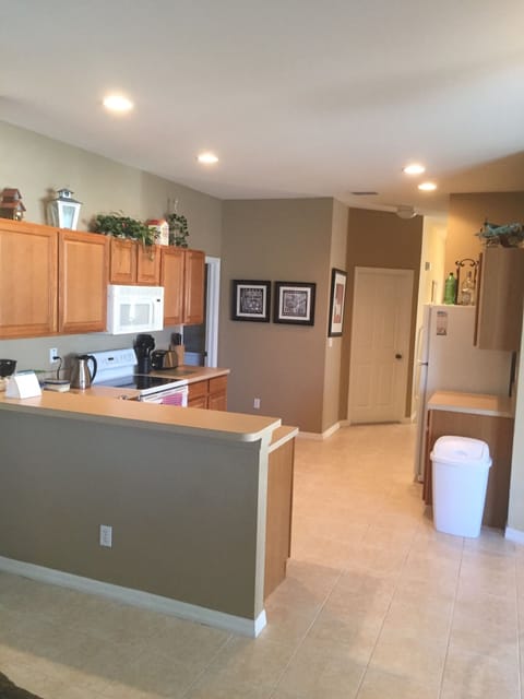 The well equipped kitchen