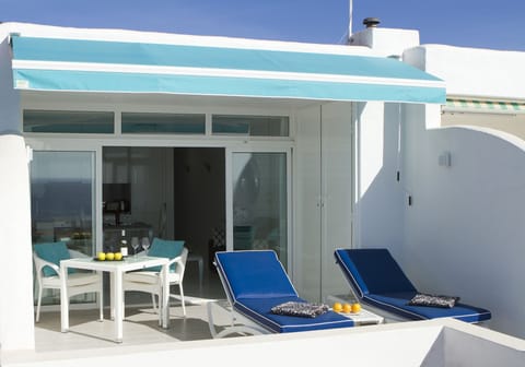 A private balcony that is not overlooked. A place to completey relax.