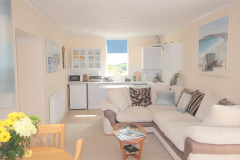 The bright, light and airy living area