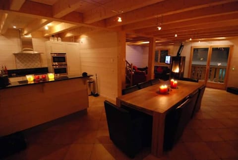 Living space at night