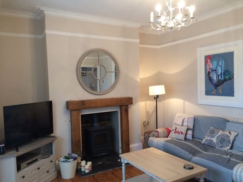 Main Lounge with Log Burner