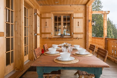 There is plenty of space for alfresco dining on the balconies