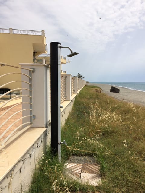 Shower facilities on the beach 
