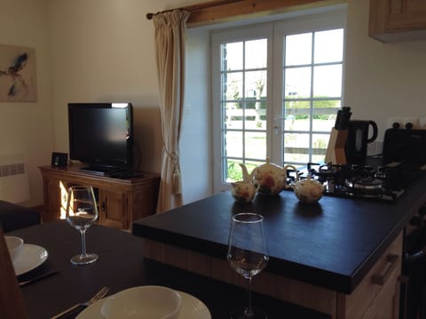 View from dining area