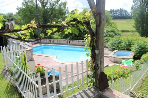 Pool with golf in background
