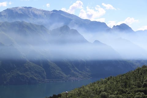 Little house with garden, view of lake and hills House in Province of Brescia