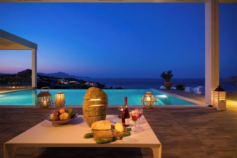 Stunning sea views with outside entertaining and dining area